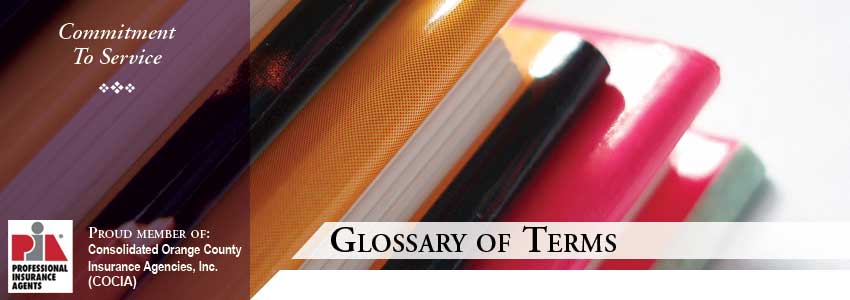 Glossary of Terms